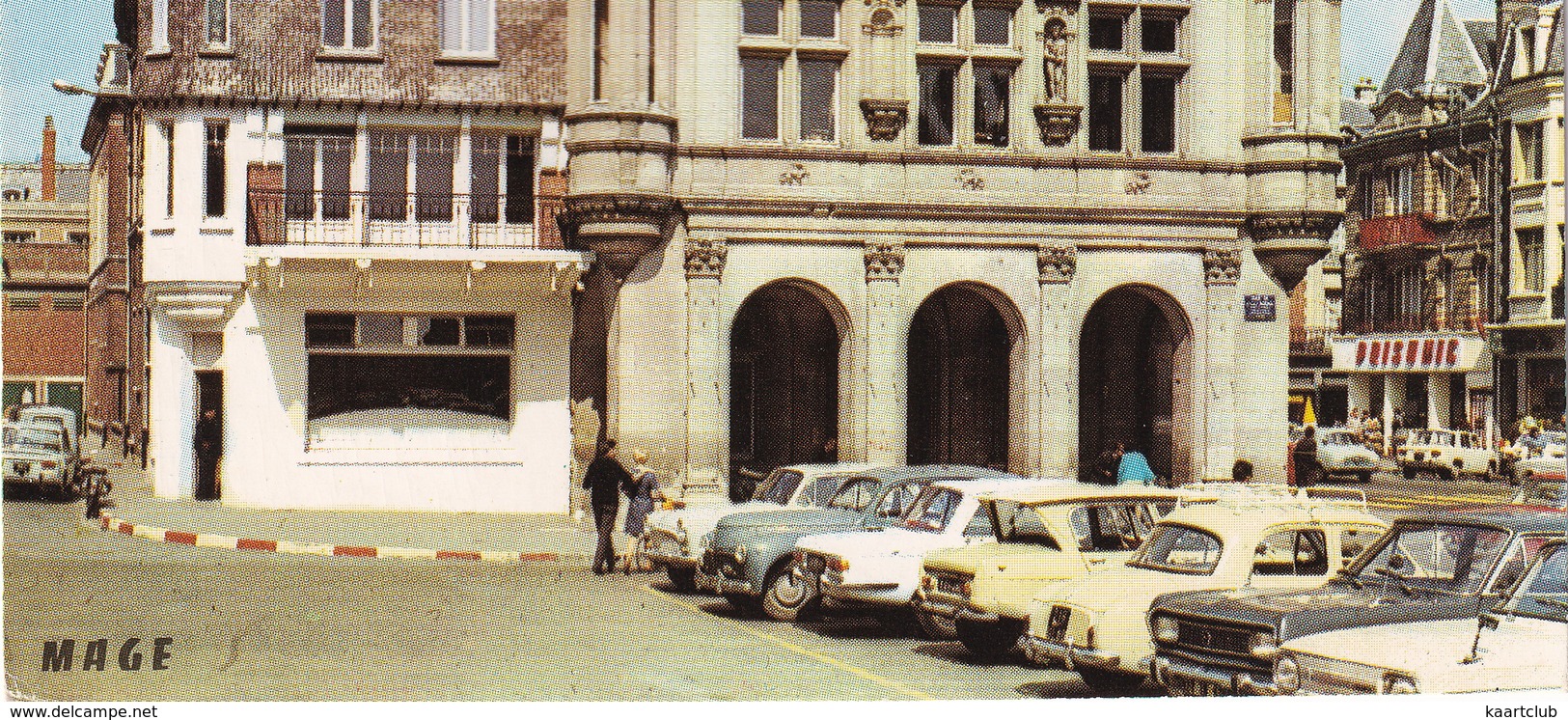 Peronne: RENAULT 10, DAUPHINE, OPEL REKORD B, CITROËN AMI 6, PEUGEOT 203, SIMCA ARONDE, 1501 - L'Hotel De Ville - (80) - Toerisme