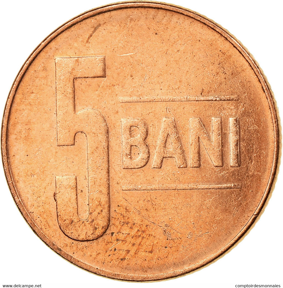 Monnaie, Roumanie, 5 Bani, 2009, Bucharest, TTB, Copper Plated Steel, KM:190 - Roumanie