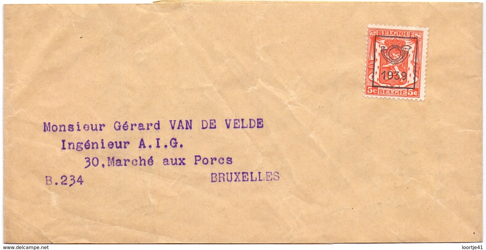 Wikkel Dagblad  - Stempel Cachet  1939 - Bandas Para Periódicos