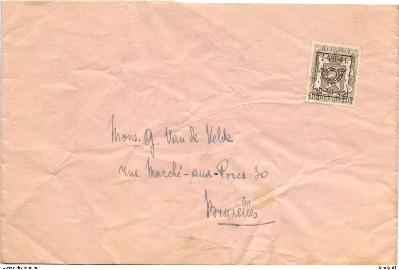 Wikkel Dagblad  - Stempel Cachet  1942 - Striscie Per Giornali