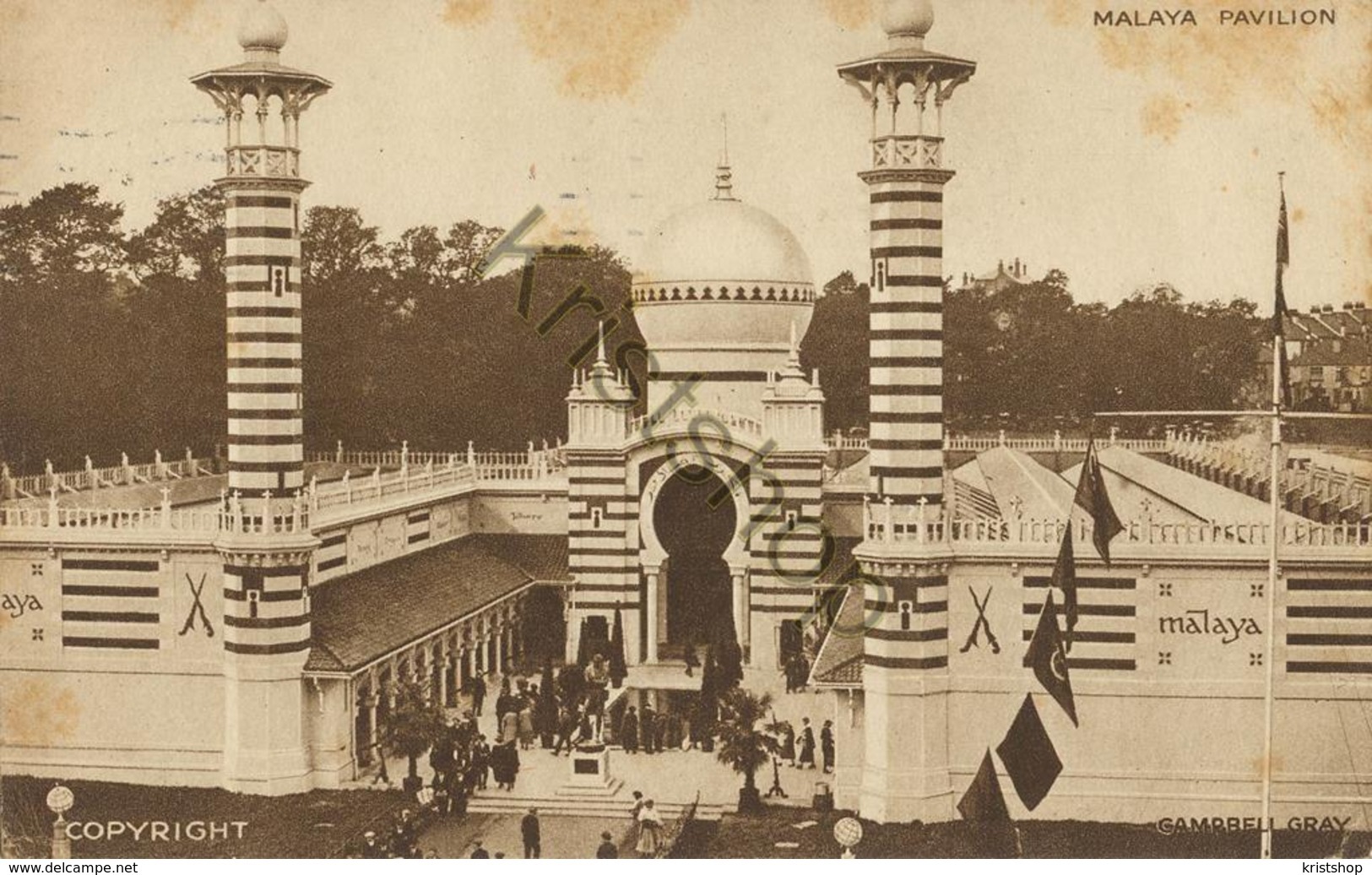 British Empire Exhibition 1924 - Malaya Pavillon [AA37 1.725 - Altri & Non Classificati