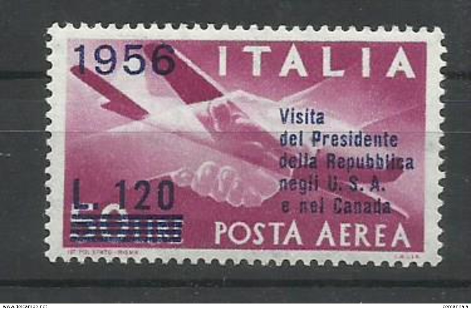 ITALIA YVERT AEREO  140  MNH  ** - Poste Aérienne