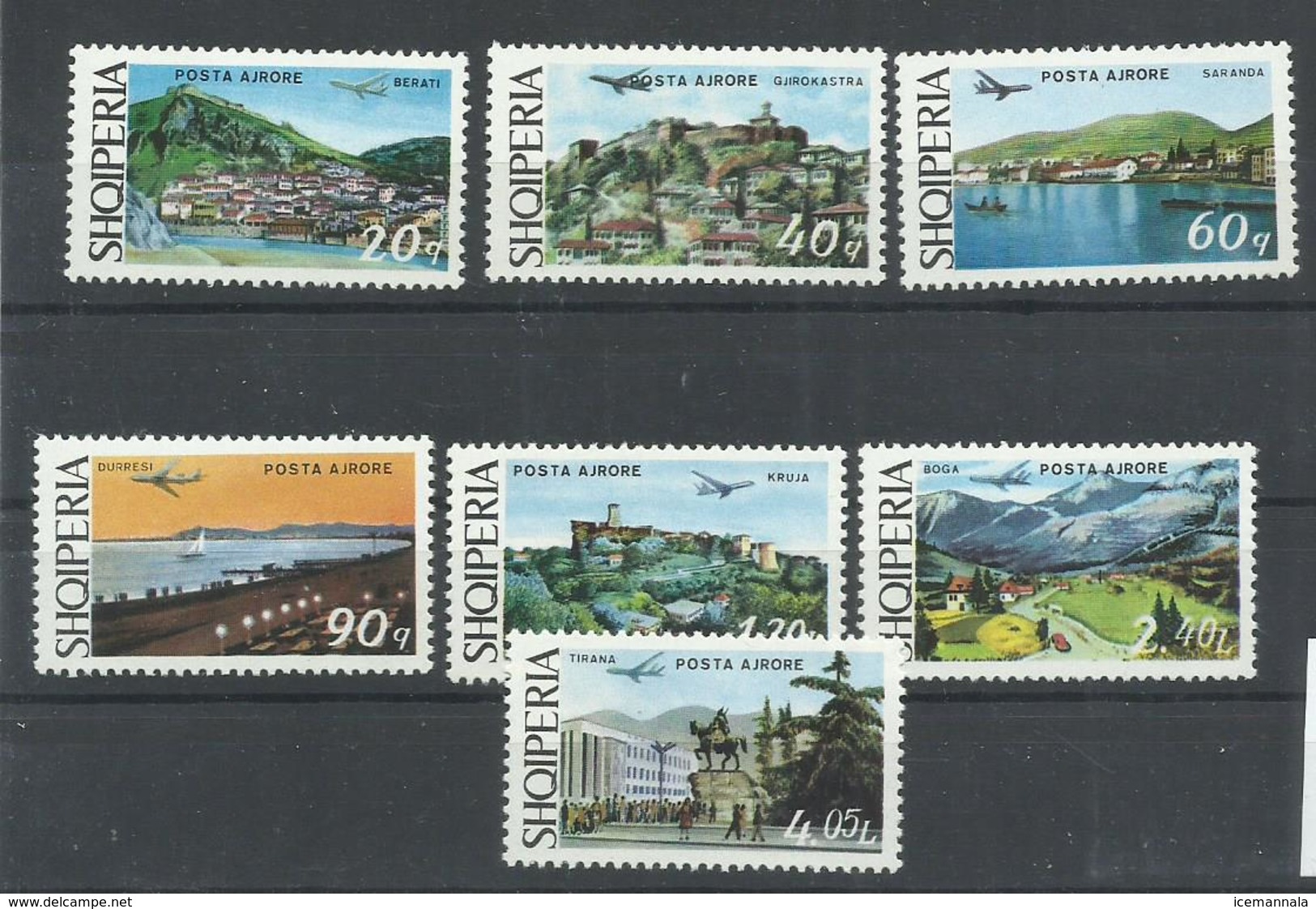 ALBANIA YVERT  AEREO 68/74  MNH  ** - Albania