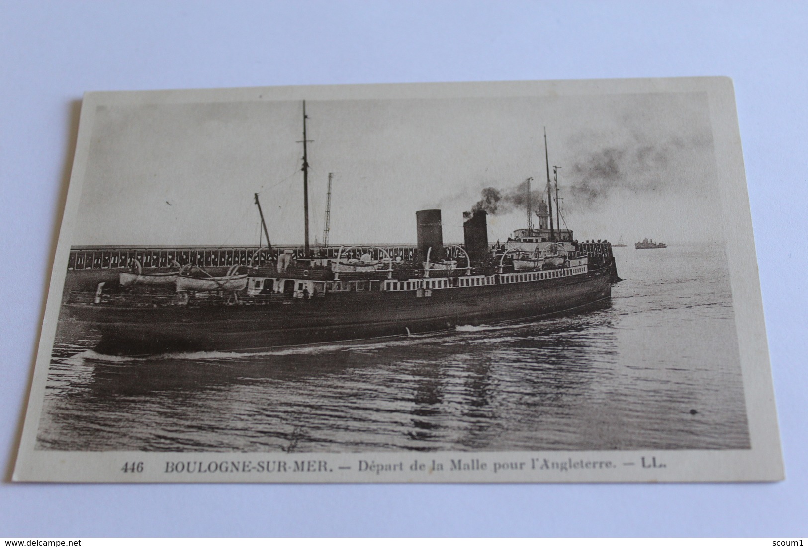 Boulogne Sur Mer Depart De La Malle Pour L Angleterre - Commerce