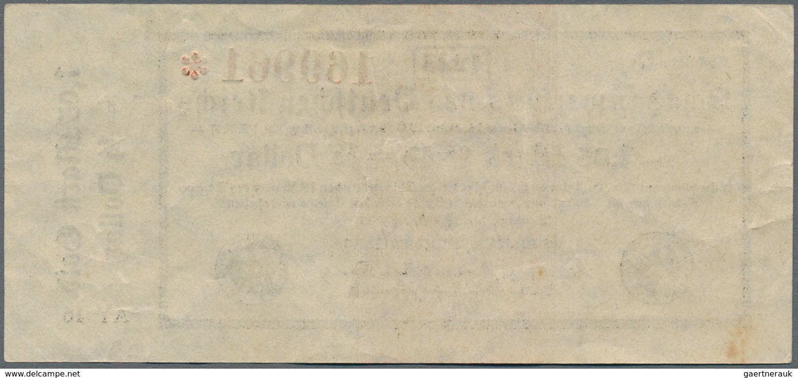 Deutschland - Deutsches Reich Bis 1945: Schatzanweisung Zu 1,05 Mark Gold = 1/4 Dollar Vom 26.10.192 - Other & Unclassified