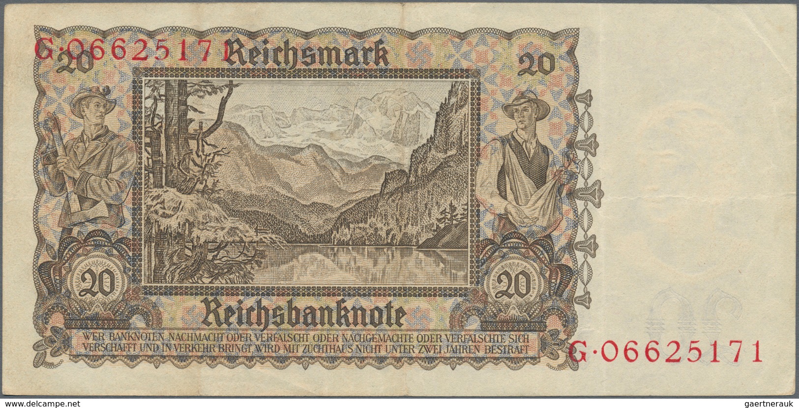 Deutschland - Deutsches Reich Bis 1945: Kleines Lot Mit 3 Belgischen Abstempelungen Auf 5 Rentenmark - Altri & Non Classificati