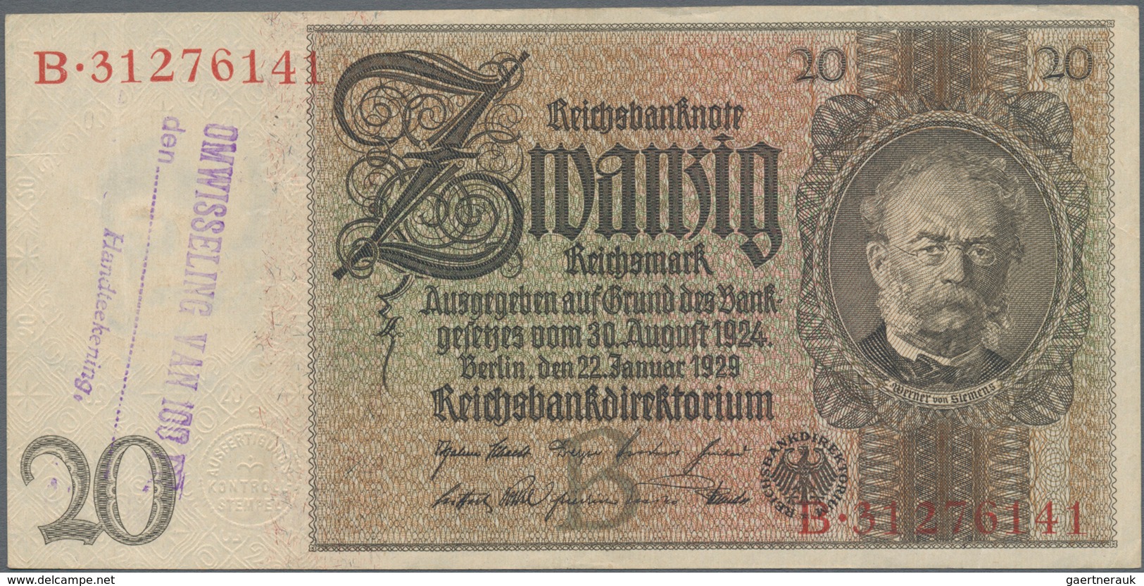 Deutschland - Deutsches Reich bis 1945: Großes Lot mit 18 belgischen und luxemburgischen Abstempelun