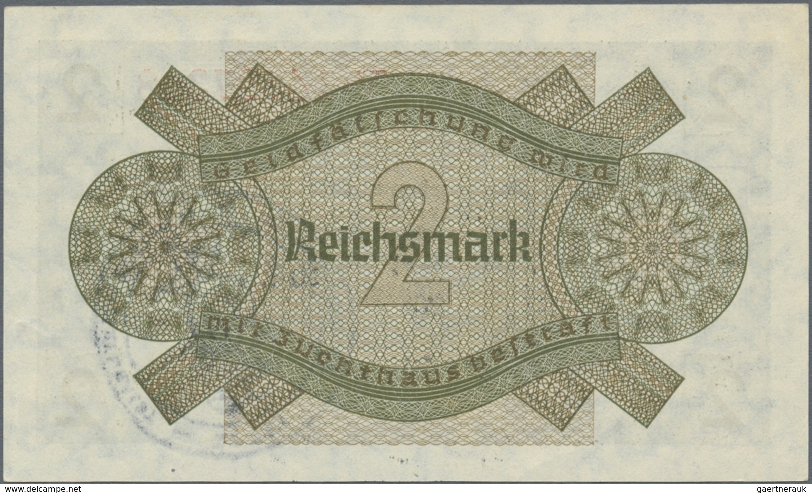 Deutschland - Deutsches Reich bis 1945: Kleines Lot mit 10 belgischen Abstempelungen auf 50 Reichspf