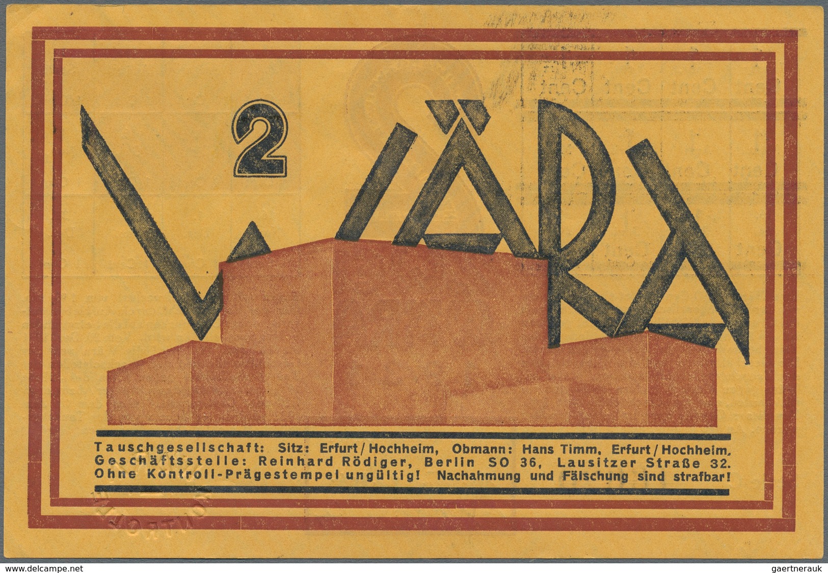 Deutschland - Deutsches Reich bis 1945: Ulmer Wära, set mit 1/2, 2 x 1, 2, 5 und 10 Wära 1931, teils