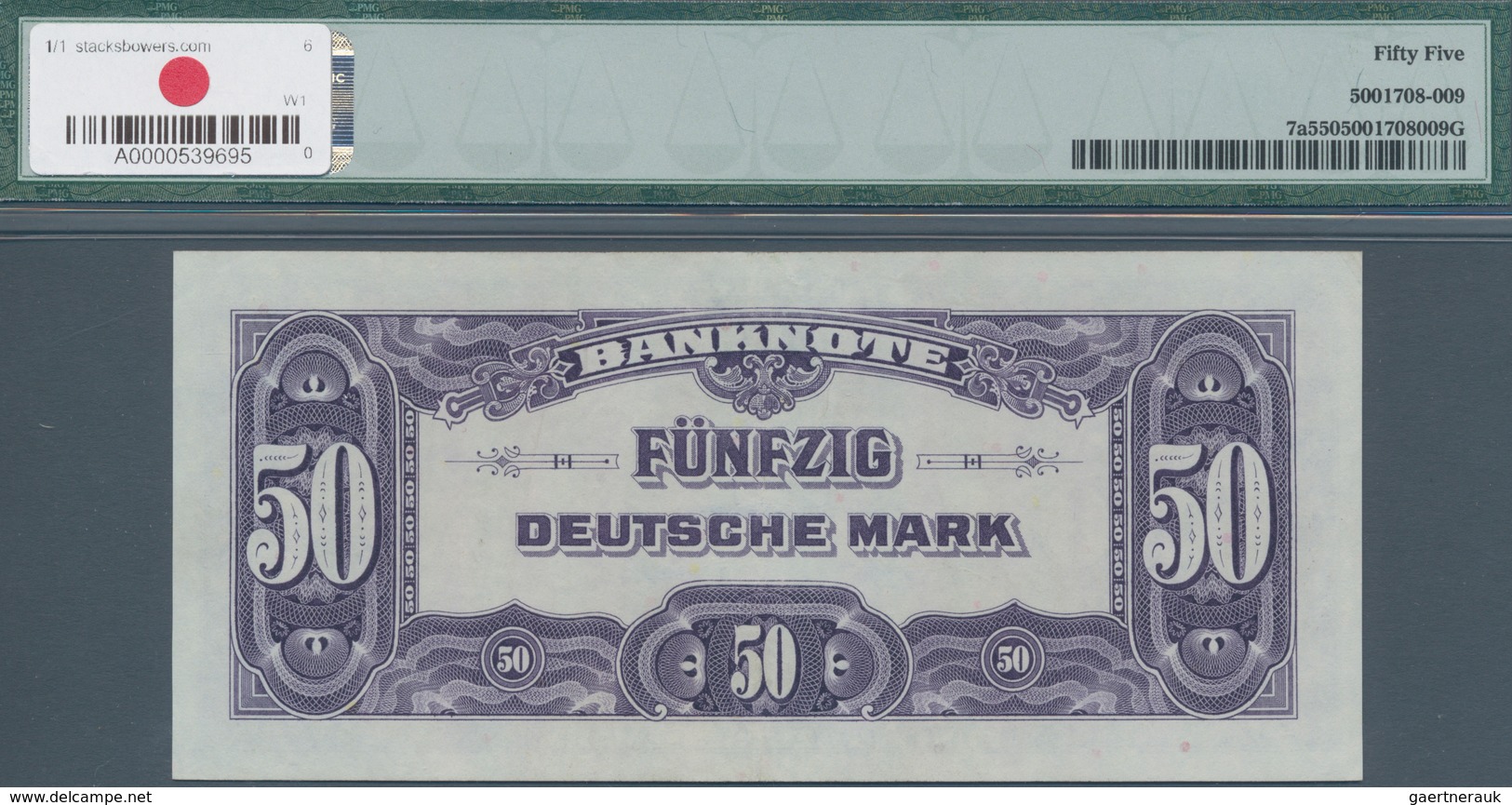 Deutschland - Bank Deutscher Länder + Bundesrepublik Deutschland: 50 DM 1948, Ro.242, Nahezu Kassenf - Altri & Non Classificati