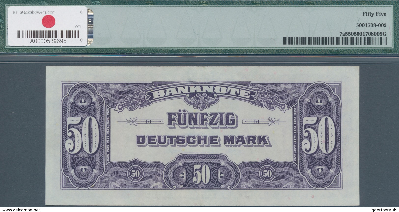 Deutschland - Bank Deutscher Länder + Bundesrepublik Deutschland: 50 DM 1948, Ro.242, Nahezu Kassenf - Sonstige & Ohne Zuordnung