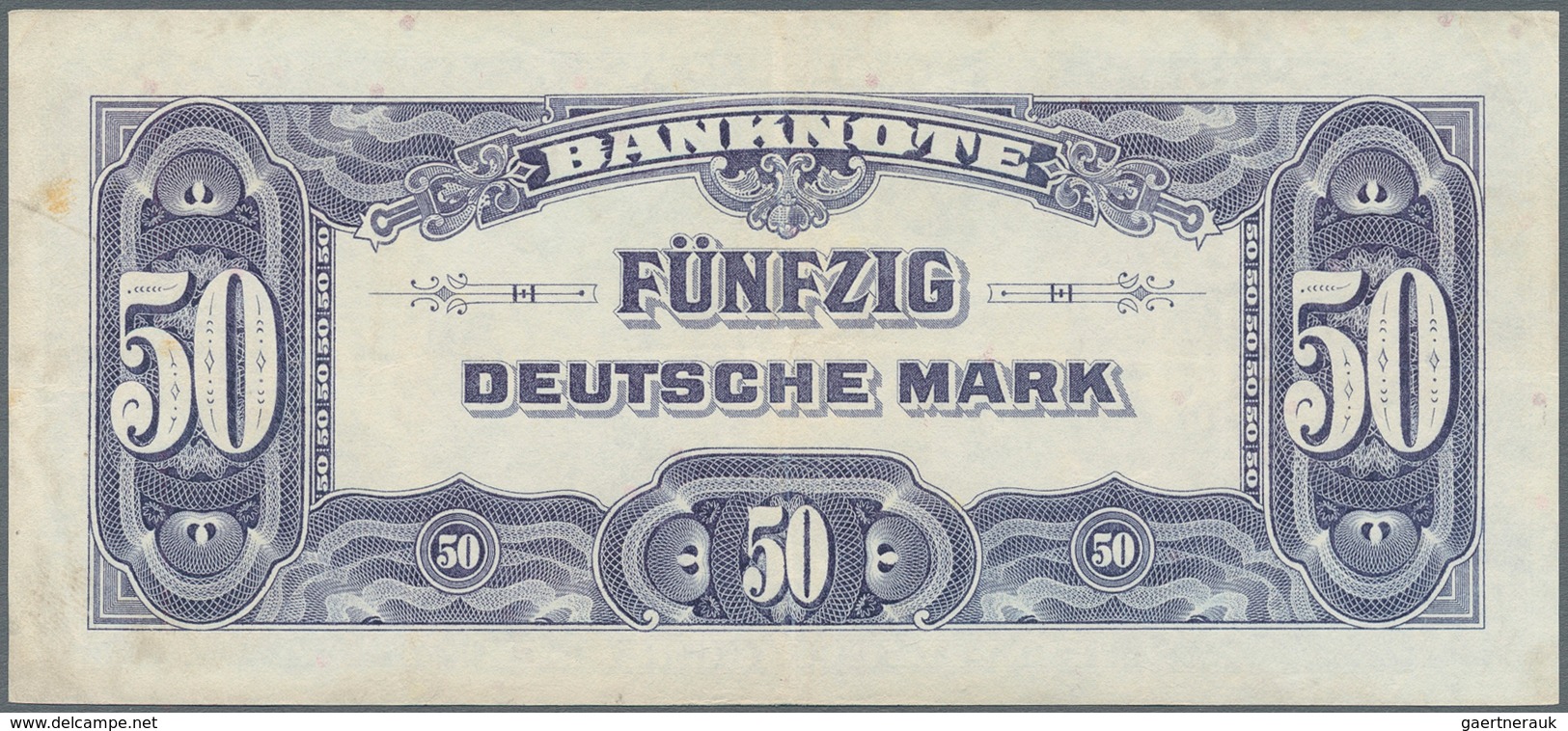 Deutschland - Bank Deutscher Länder + Bundesrepublik Deutschland: 50 DM 1948 Ro.242 Und 20 DM 1949 R - Altri & Non Classificati