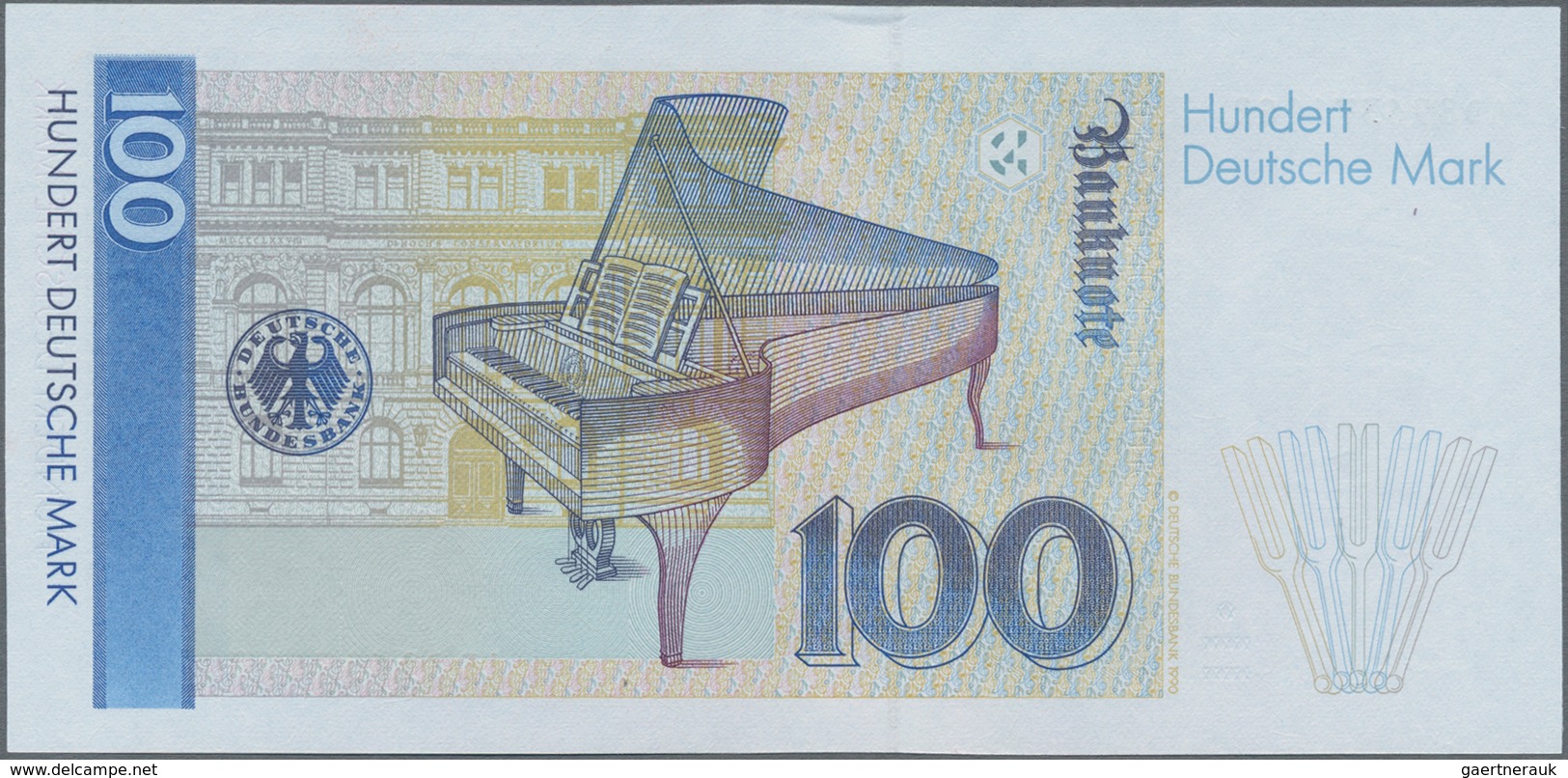 Deutschland - Bank Deutscher Länder + Bundesrepublik Deutschland: Lot Mit 6 Banknoten 10 DM 1989, 2x - Altri & Non Classificati