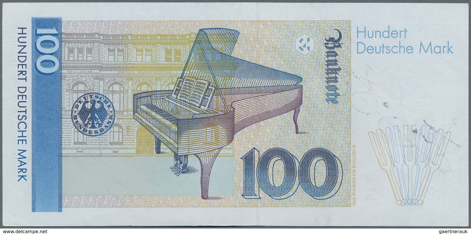 Deutschland - Bank Deutscher Länder + Bundesrepublik Deutschland: 100 DM 1991, Ro.300a Mit Handsigna - Otros & Sin Clasificación