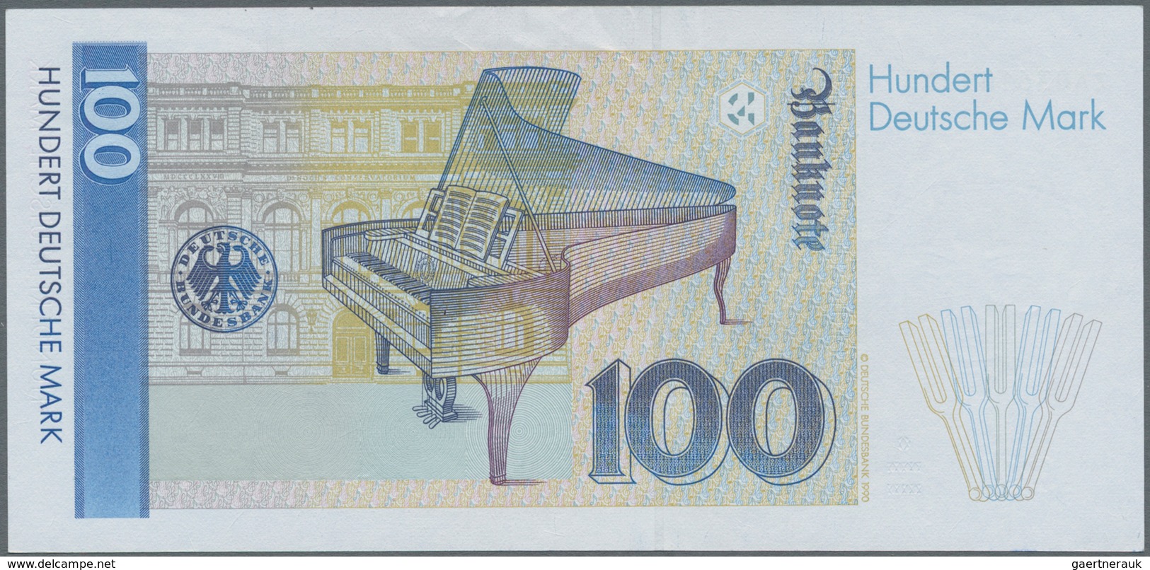 Deutschland - Bank Deutscher Länder + Bundesrepublik Deutschland: 100 DM 1991, Ersatznote Serie "ZA/ - Otros & Sin Clasificación