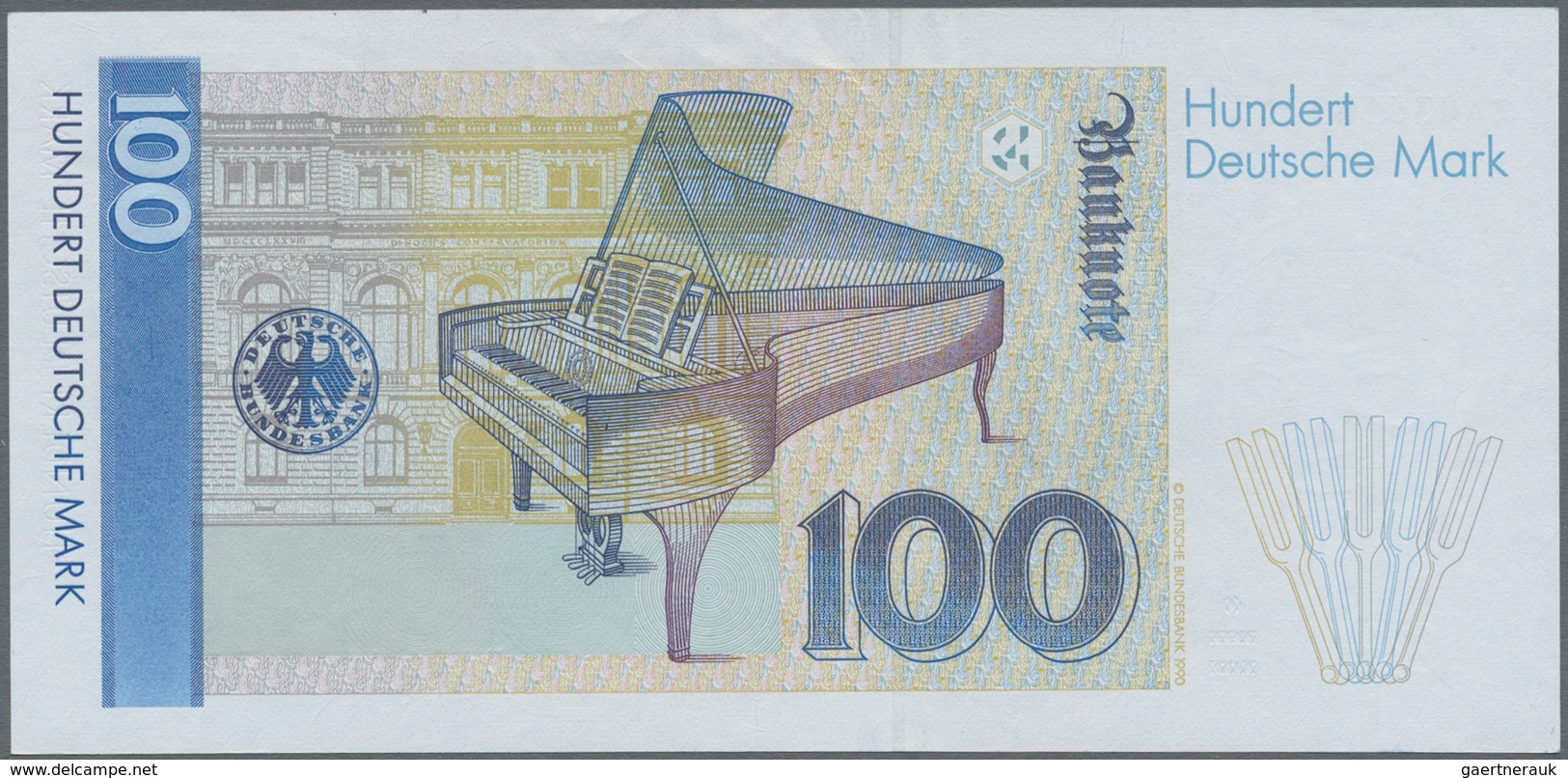 Deutschland - Bank Deutscher Länder + Bundesrepublik Deutschland: 100 DM 1991, Ersatznote Serie "ZA/ - Sonstige & Ohne Zuordnung