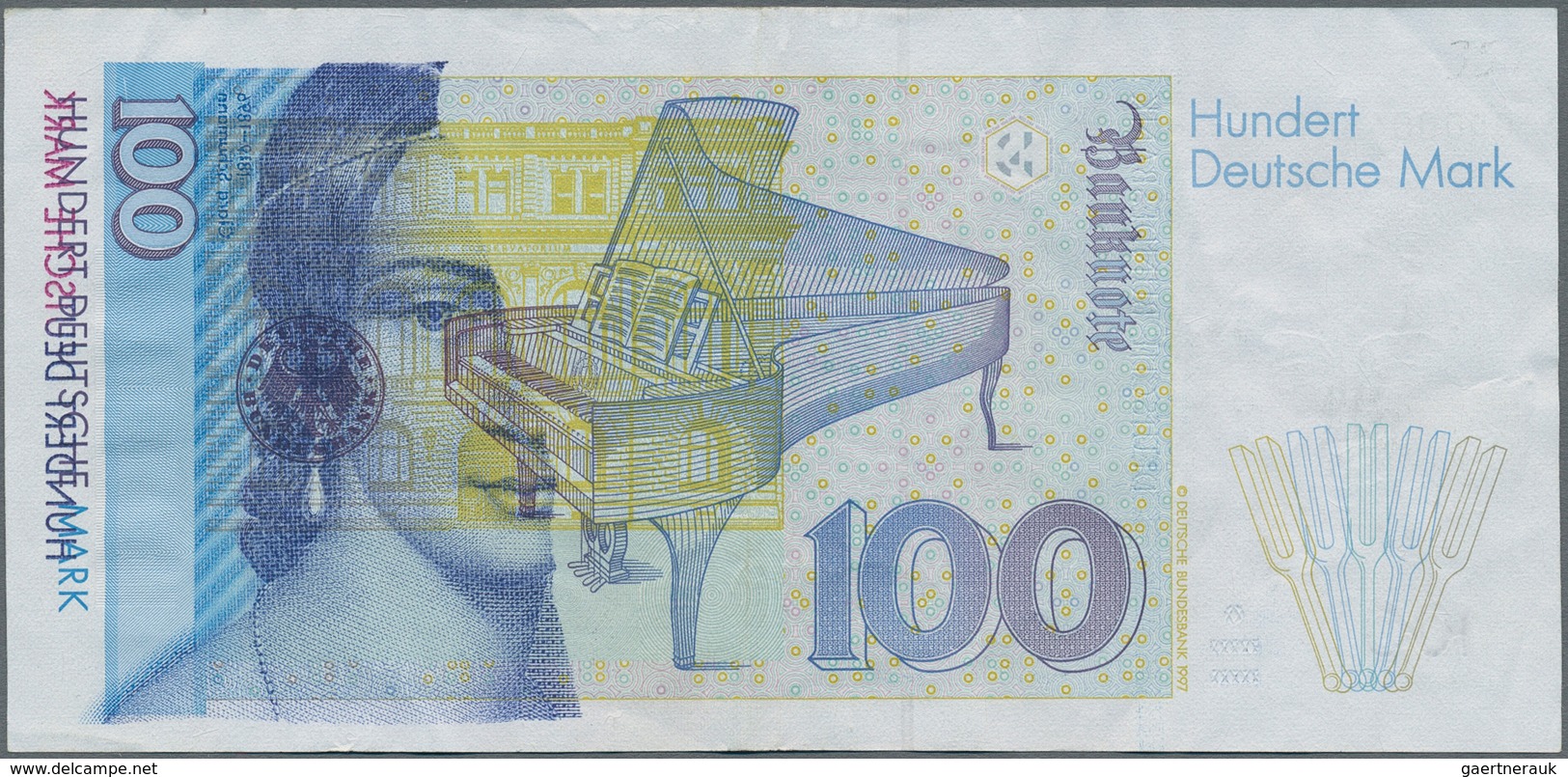 Deutschland - Bank Deutscher Länder + Bundesrepublik Deutschland: 100 DM 1996, Ro.310a Mit Abklatsch - Otros & Sin Clasificación