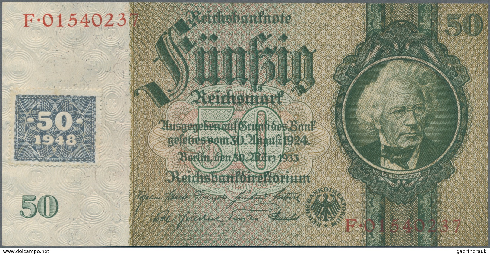 Deutschland - DDR: Kuponausgaben 1948 Mit 10, 20, 50 Und 100 Mark, Ro.334, 335, 337, 338 In Kassenfr - Other & Unclassified