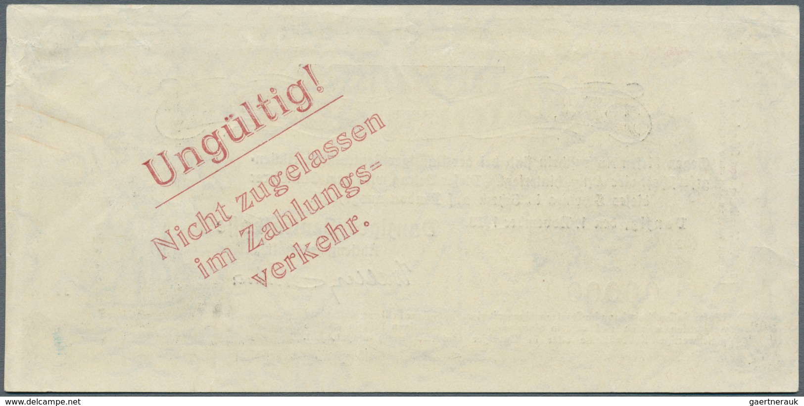 Deutschland - Nebengebiete Deutsches Reich: Danzig: 100 Gulden 1923 Muster, Ro.832M, Mehrere Kleine - Otros & Sin Clasificación