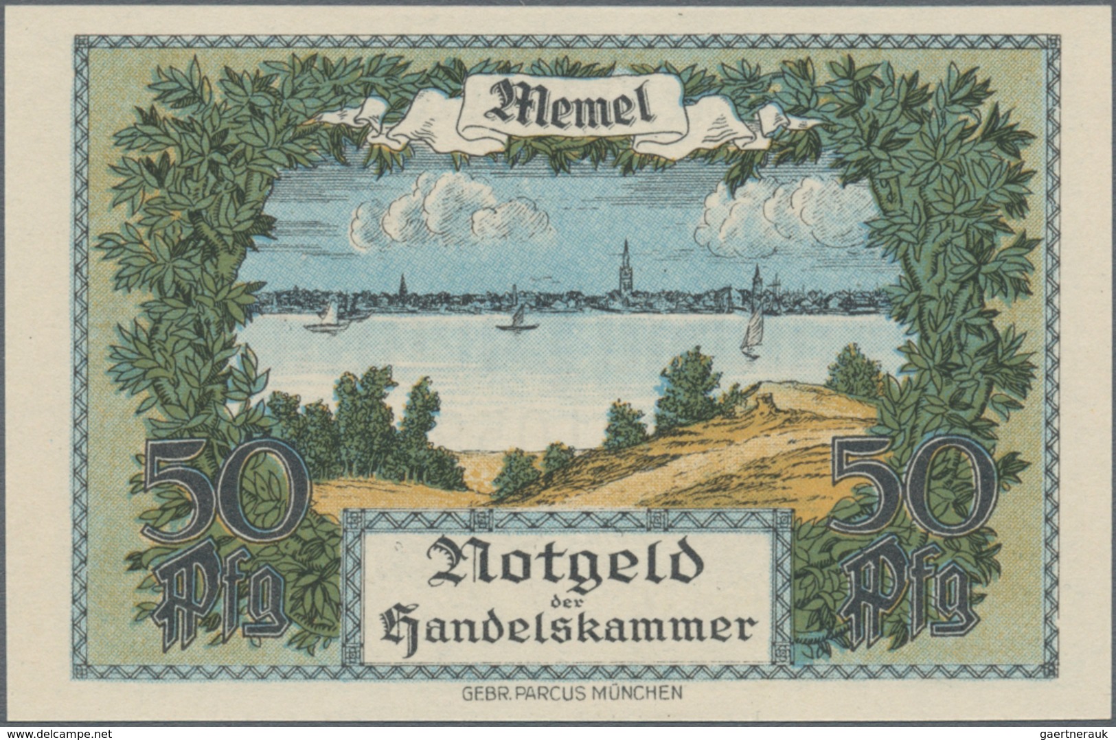 Deutschland - Nebengebiete Deutsches Reich: Memelgebiet Lot Mit 16 Banknoten, Dabei 1/2 Mark (XF), , - Sonstige & Ohne Zuordnung