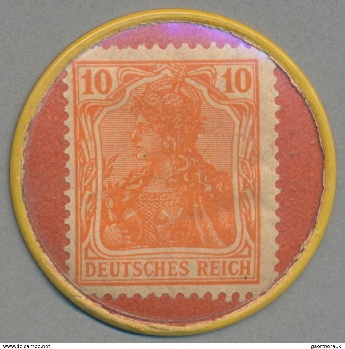 Deutschland - Briefmarkennotgeld: BARMEN, Ww. Carl Demandt, Schuhwarenhaus, 10 Pfennig Germania Oran - Andere & Zonder Classificatie