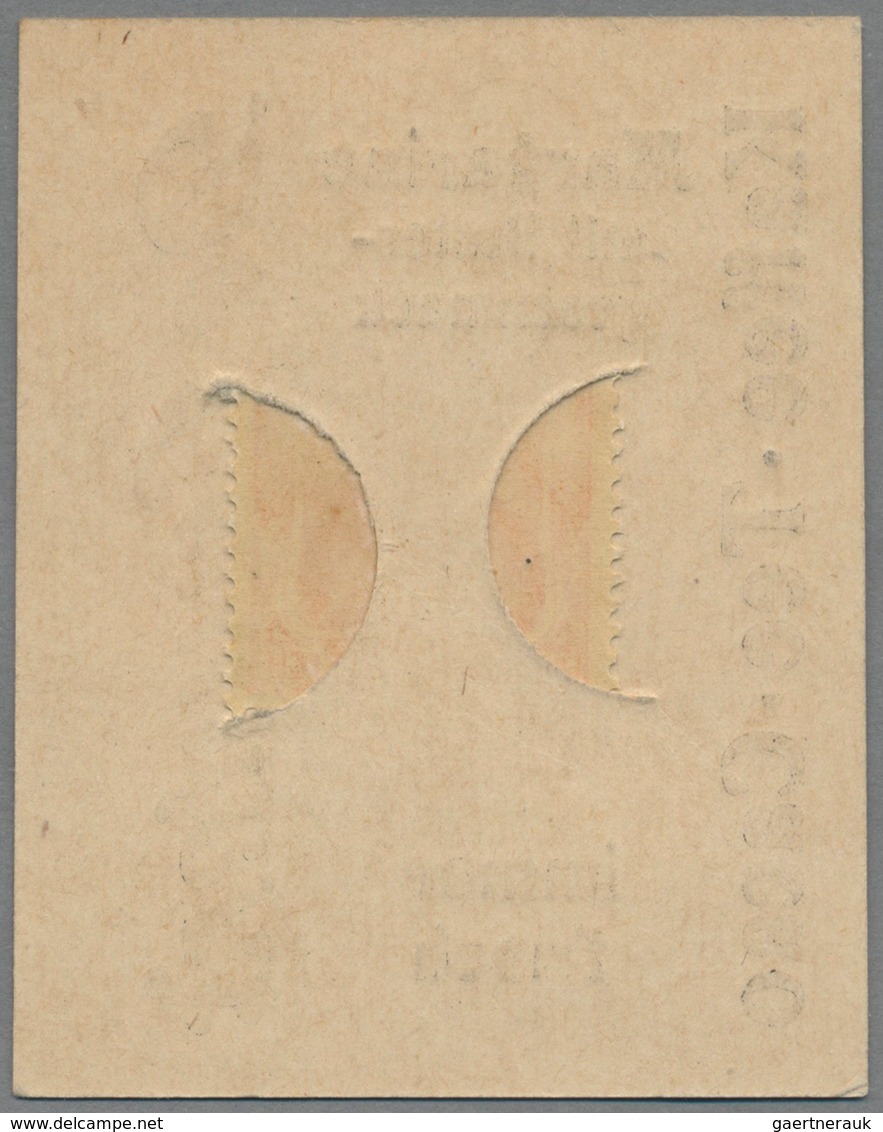 Deutschland - Briefmarkennotgeld: BERLIN, De Gruyter's, Kaffee-Tee-Cacao, 10 Pf. Germania Orange, Im - Other & Unclassified