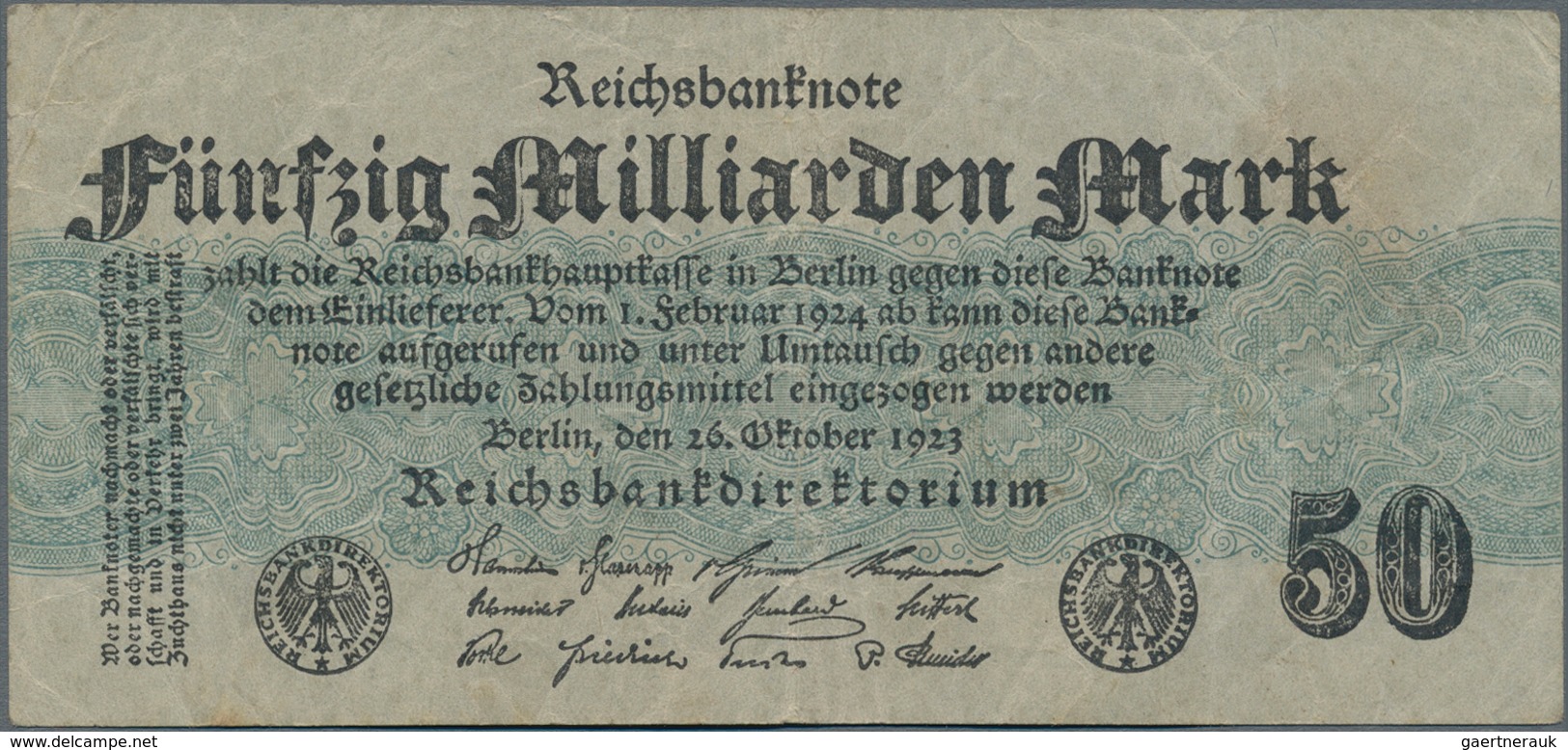 Deutschland - Deutsches Reich Bis 1945: Mappe Mit Mehr Als 180 Banknoten Deutsches Reich Bis Zur Hoc - Otros & Sin Clasificación