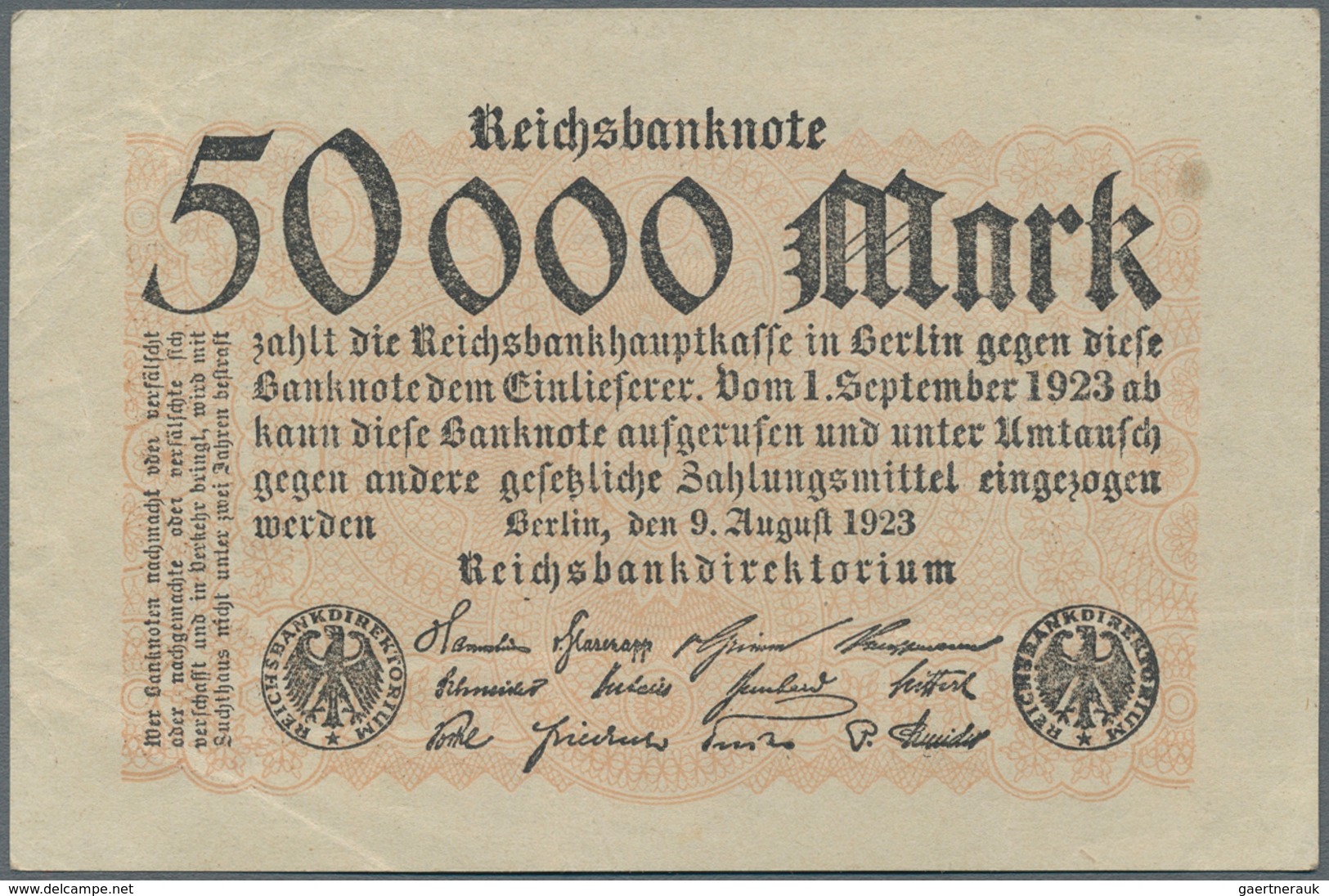 Deutschland - Deutsches Reich Bis 1945: Schachtel Mit Ca. 500 Banknoten Kaiserreich Bis Frühe Bundes - Otros & Sin Clasificación