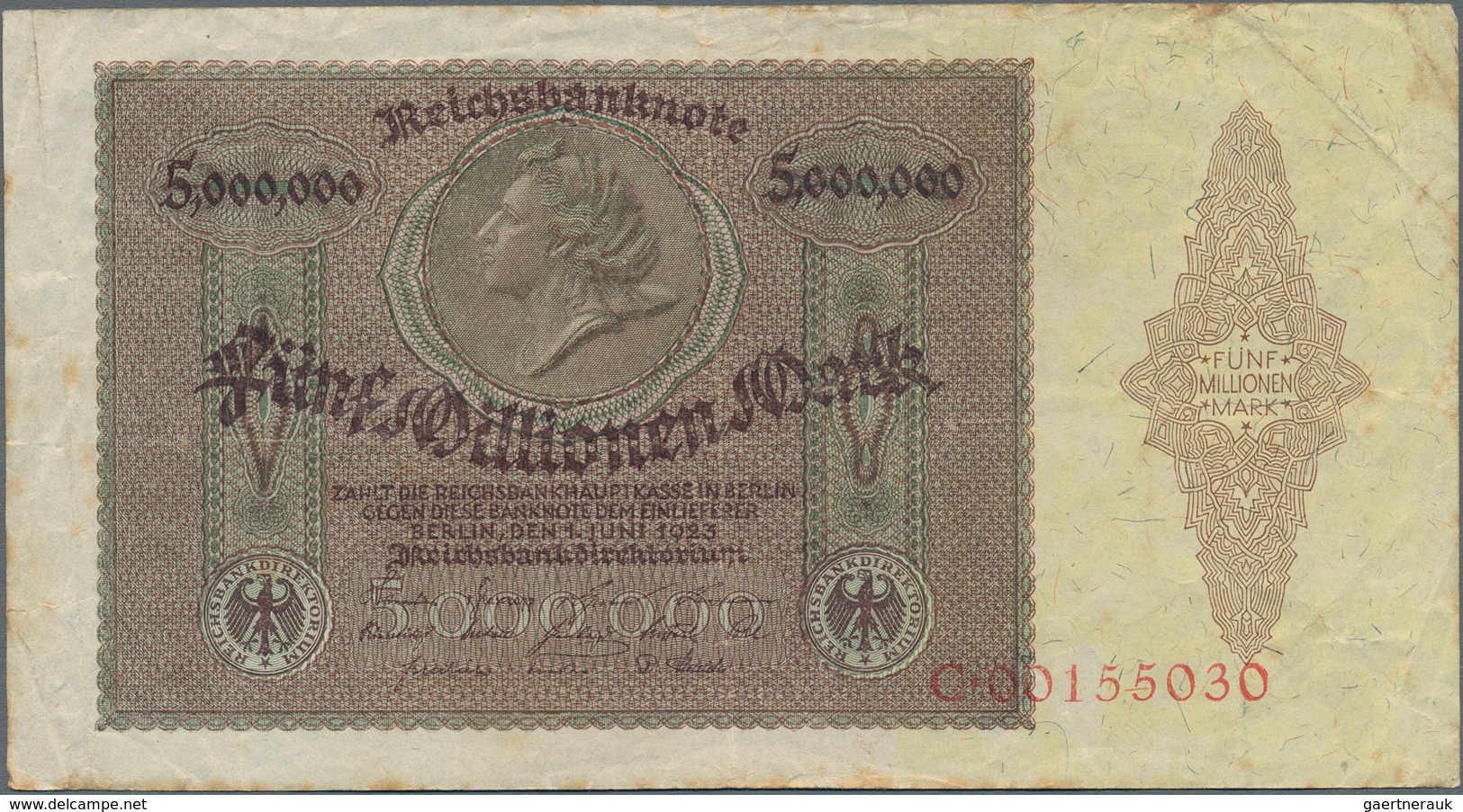 Deutschland - Deutsches Reich bis 1945: Schachtel mit ca. 500 Banknoten Kaiserreich bis frühe Bundes