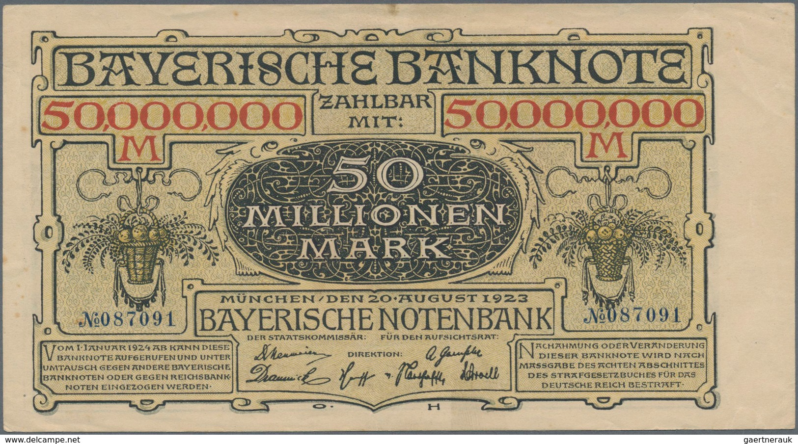 Deutschland - Länderscheine: Zwei Sammelalben mit zusammen 73 Banknoten der Länderbanken, dabei unte