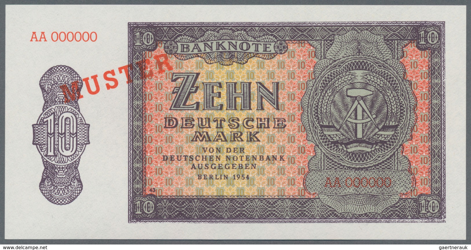 Deutschland - Länderscheine: Lot Mit 14 Banknoten, Dabei 5 Rentenmark 1926 In VF, DDR 10 Mark 1954 M - Sonstige & Ohne Zuordnung