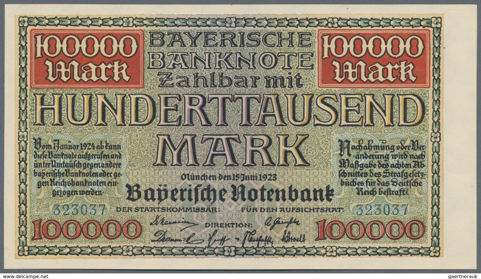 Deutschland - Länderscheine: Lot mit 14 Banknoten, dabei 5 Rentenmark 1926 in VF, DDR 10 Mark 1954 M