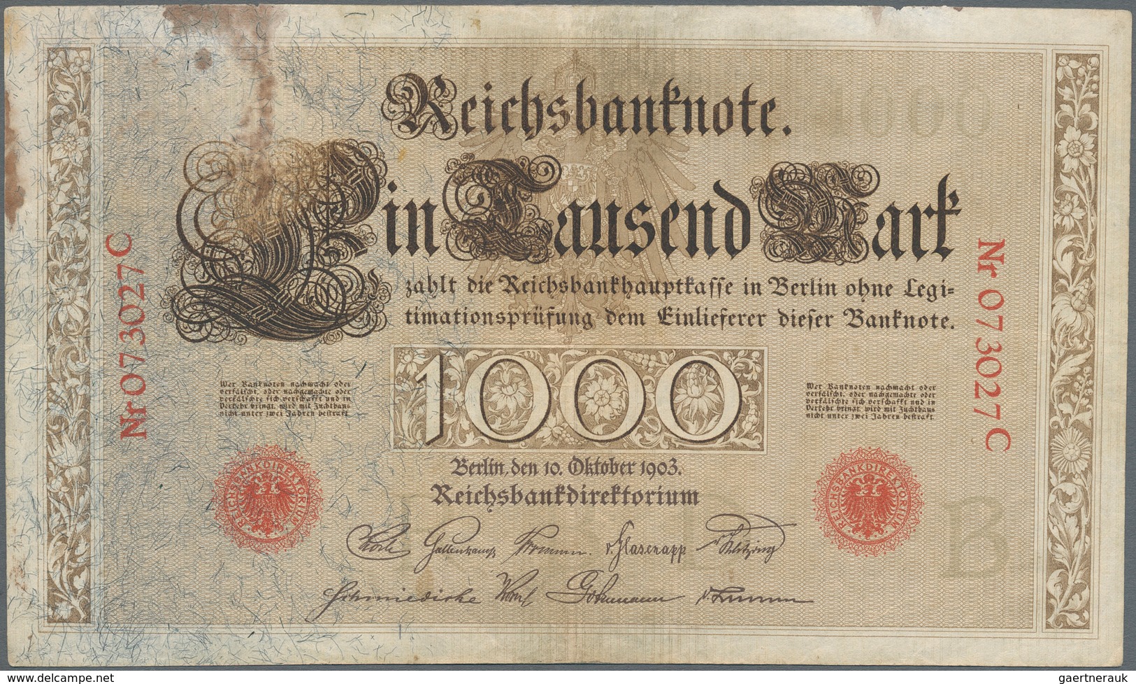 Deutschland - Sonstige: Großes Sammelalbum Mit 390 Banknoten Vom Kaiserreich Bis Bundesrepublik, Ein - Altri & Non Classificati