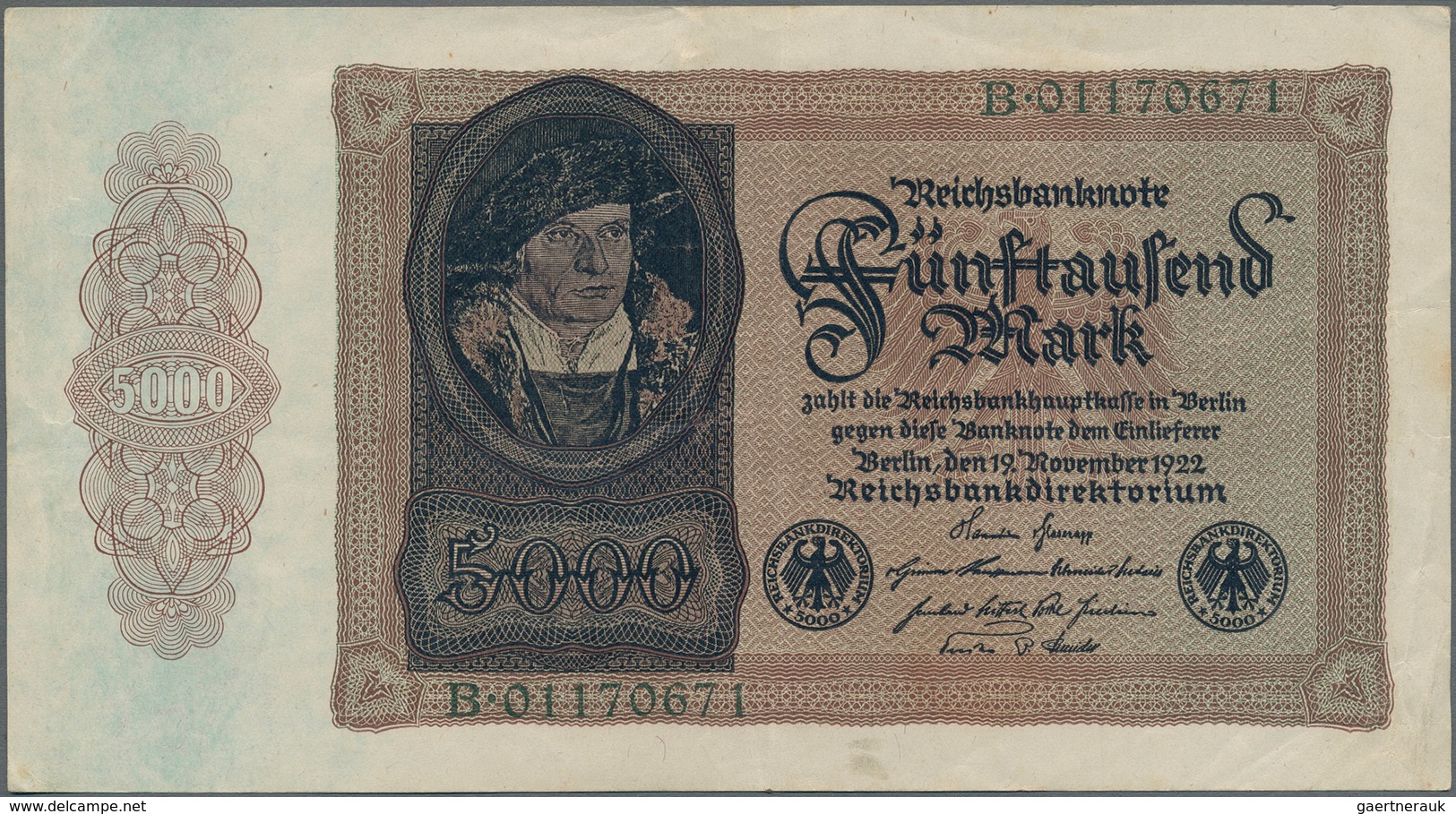 Deutschland - Sonstige: Großes Sammelalbum Mit 390 Banknoten Vom Kaiserreich Bis Bundesrepublik, Ein - Altri & Non Classificati