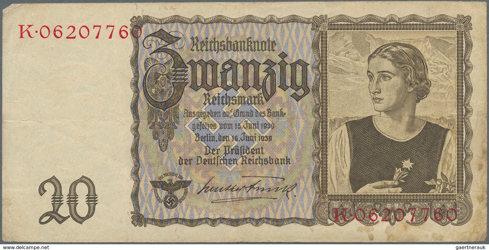 Deutschland - Sonstige: Ein Sammelalbum Und Ein Leitz-Ordner Mit Zusammen 260 Banknoten Vom Kaiserre - Other & Unclassified