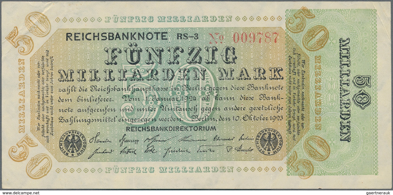 Deutschland - Sonstige: Ein Sammelalbum Und Ein Leitz-Ordner Mit Zusammen 260 Banknoten Vom Kaiserre - Other & Unclassified