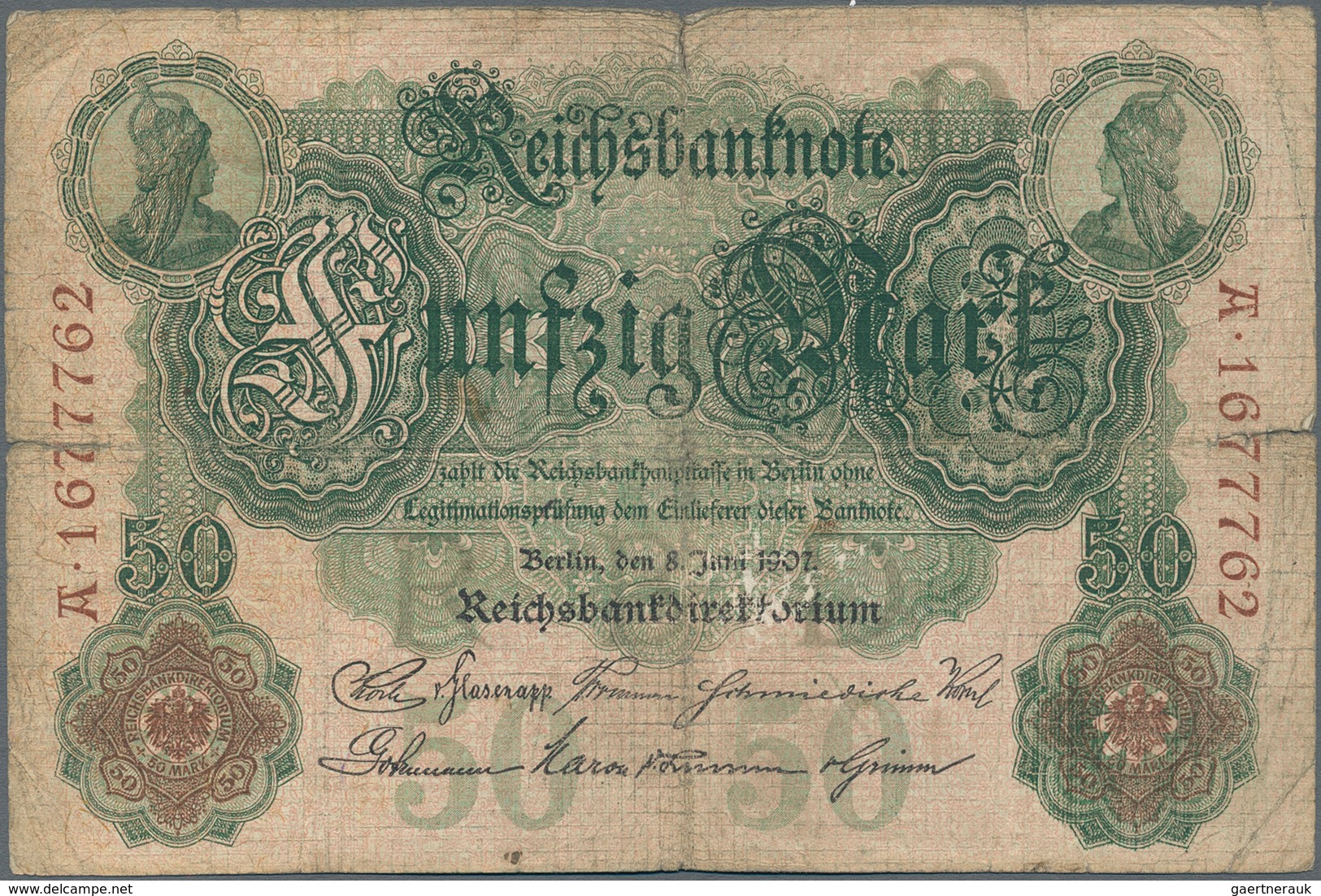 Deutschland - Sonstige: Ein Sammelalbum Und Ein Leitz-Ordner Mit Zusammen 260 Banknoten Vom Kaiserre - Other & Unclassified