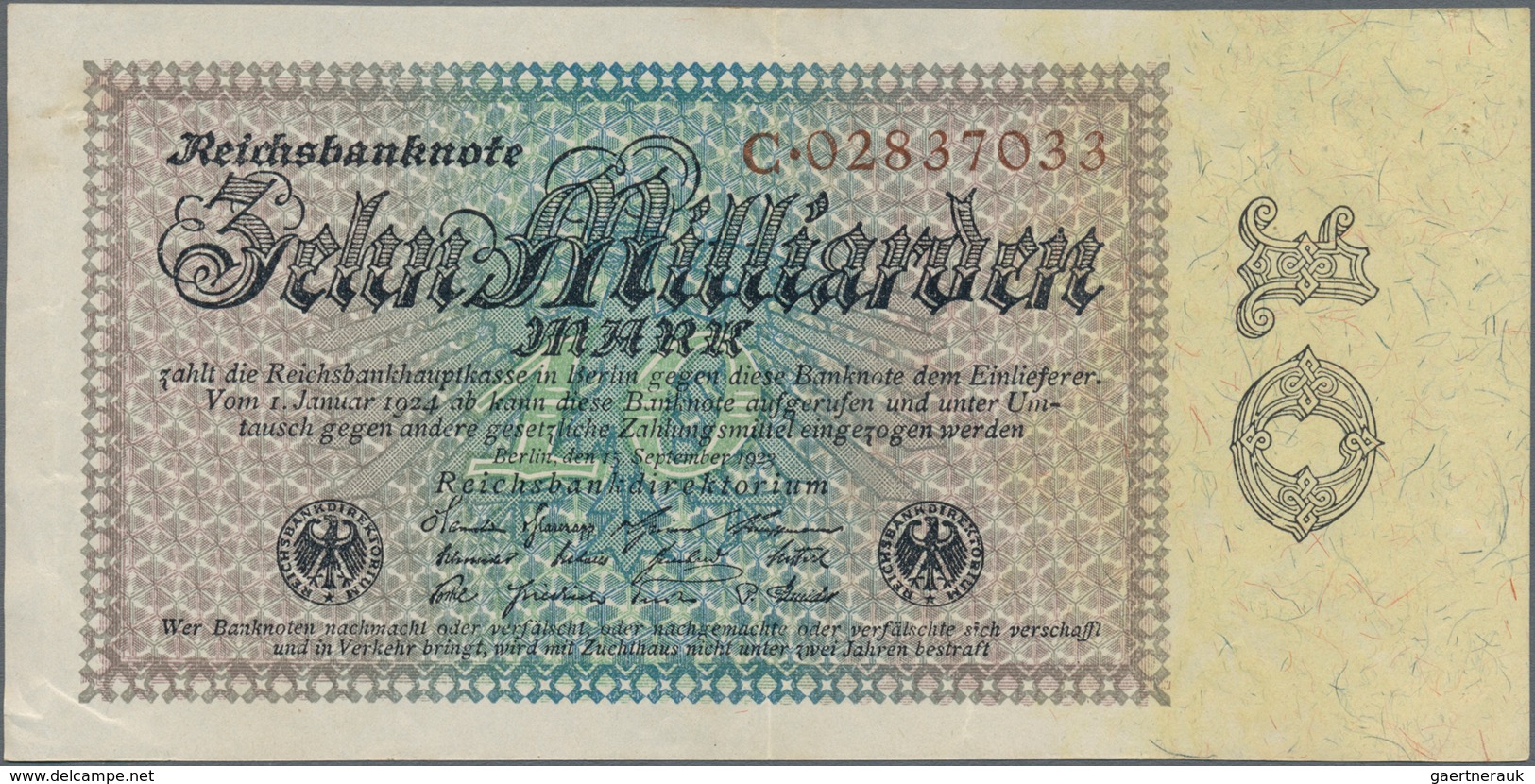 Deutschland - Sonstige: Leitz-Ordner Mit Mehr Als 300 Banknoten Vom Kaiserreich über Die Inflation, - Otros & Sin Clasificación