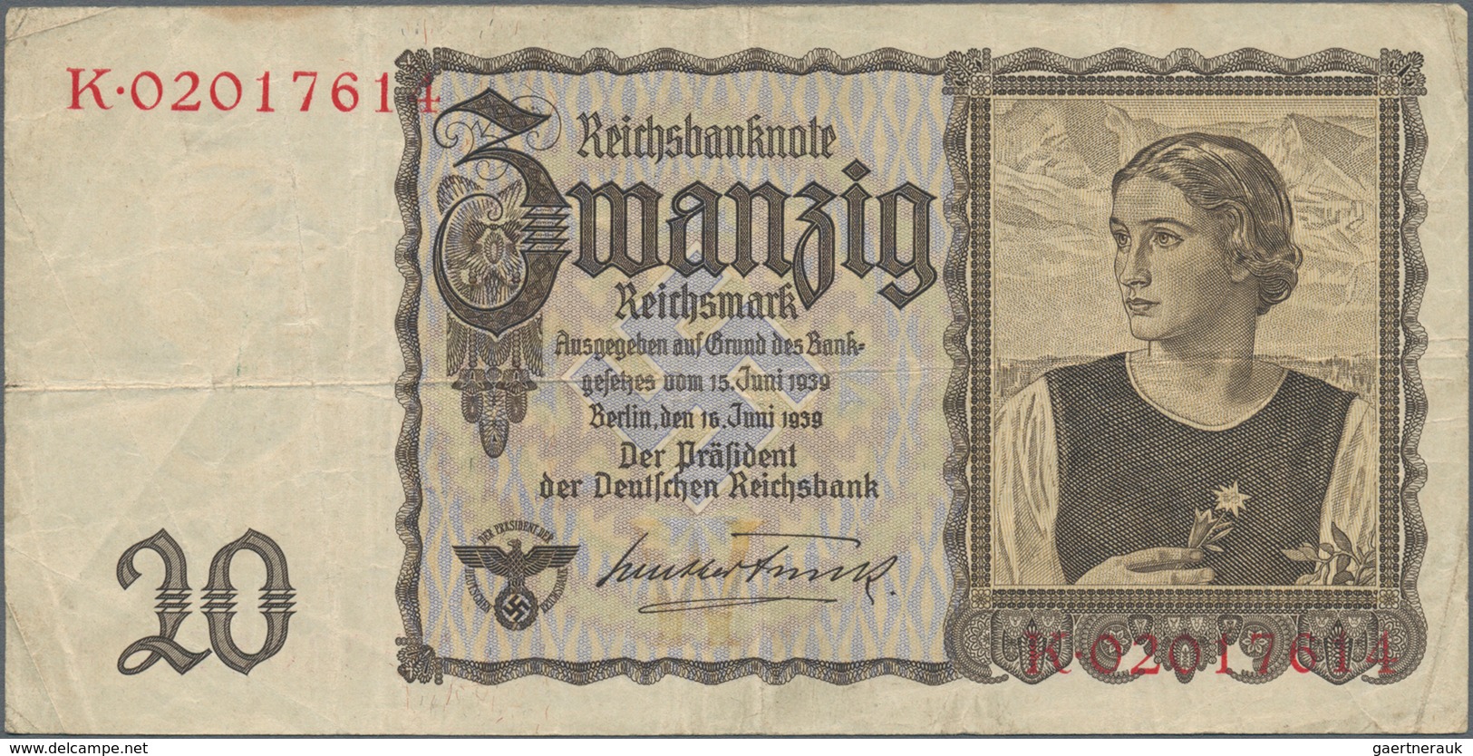 Deutschland - Sonstige: Leitz-Ordner mit mehr als 300 Banknoten vom Kaiserreich über die Inflation,