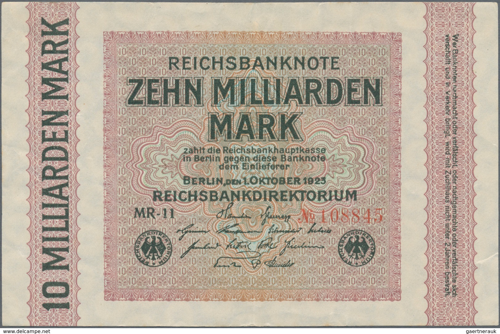 Deutschland - Sonstige: Leitz-Ordner mit mehr als 300 Banknoten vom Kaiserreich über die Inflation,
