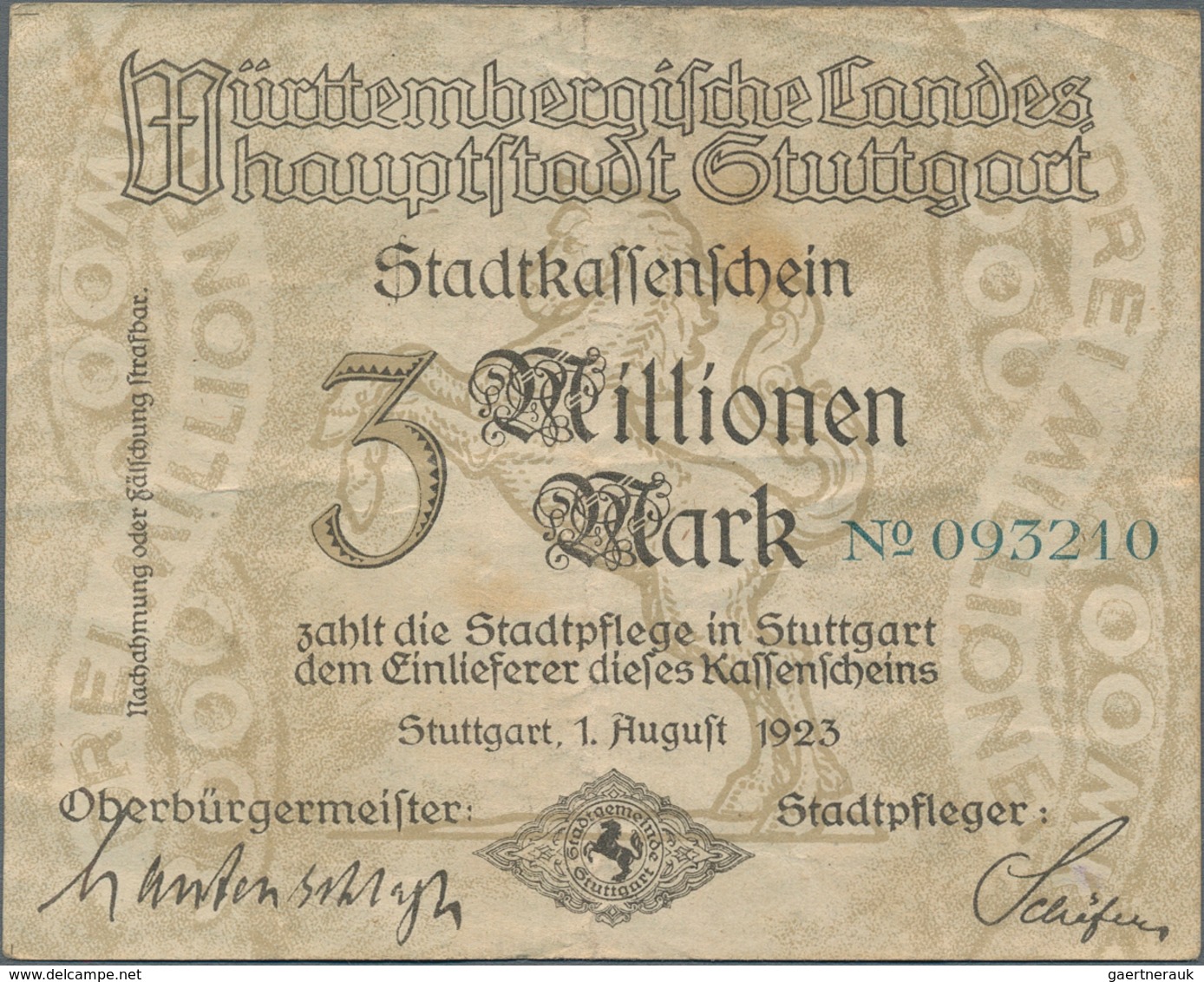 Deutschland - Sonstige: Kleines Lot Mit 114 Banknoten Deutsches Reich, Länderbanknoten Und Notgeld, - Sonstige & Ohne Zuordnung