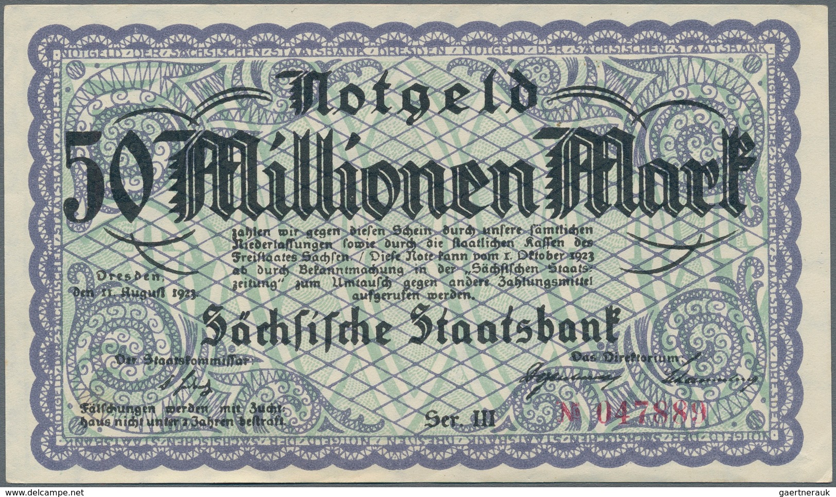 Deutschland - Sonstige: Kleines Lot mit 114 Banknoten deutsches Reich, Länderbanknoten und Notgeld,