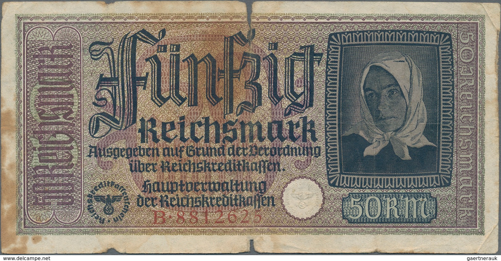 Deutschland - Sonstige: Kleines Lot mit 114 Banknoten deutsches Reich, Länderbanknoten und Notgeld,