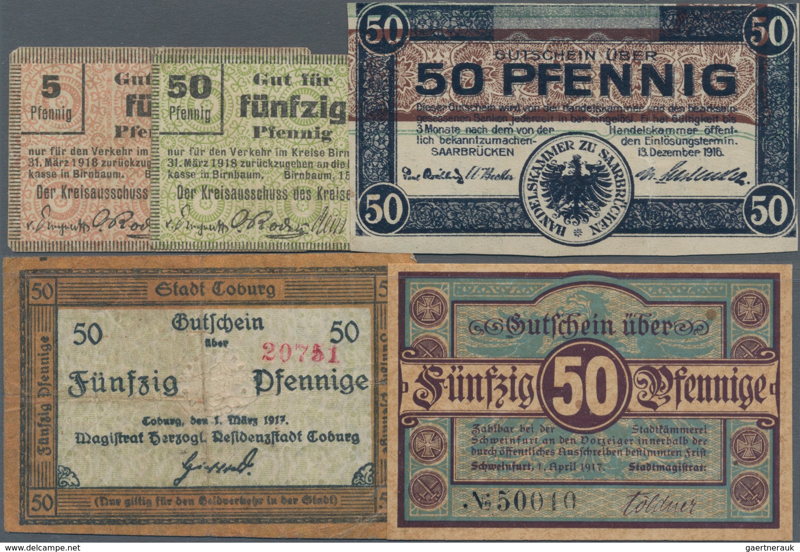 Deutschland - Notgeld: Kleingeldscheine, Schachtel Mit Ca. 1850 Scheinen überwiegend Bestimmt Nach G - Altri & Non Classificati