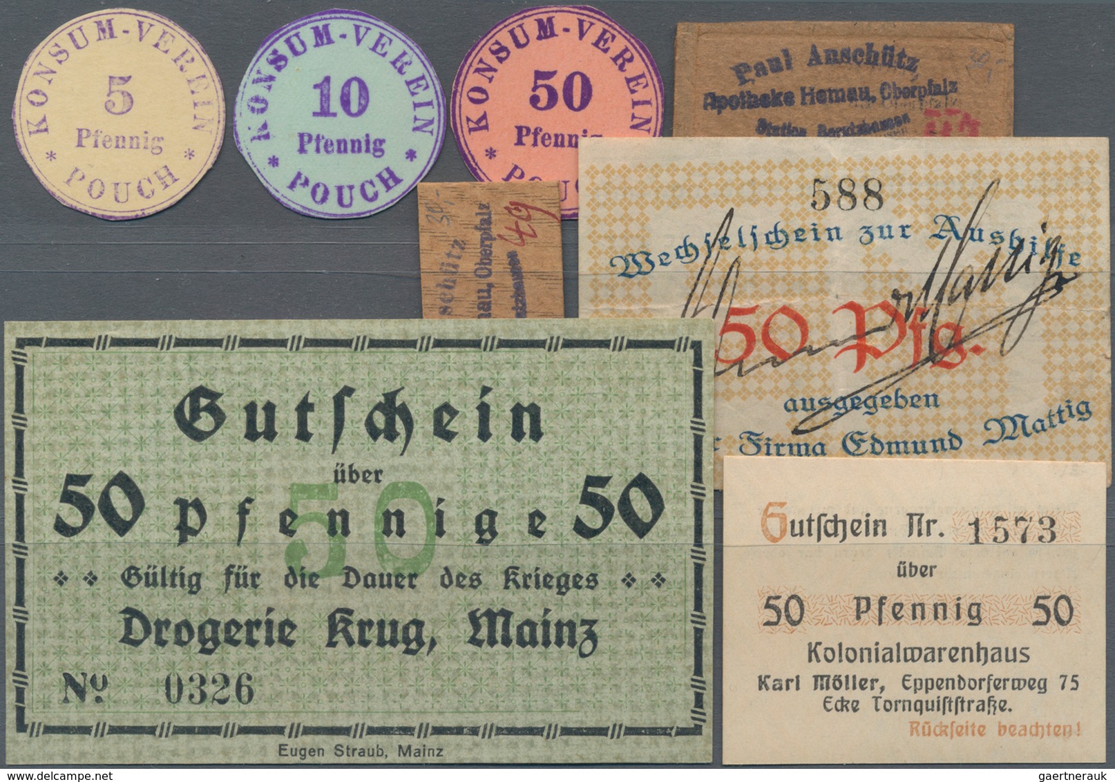 Deutschland - Notgeld: Kleingeldscheine, Schachtel Mit Ca. 1850 Scheinen überwiegend Bestimmt Nach G - Andere & Zonder Classificatie