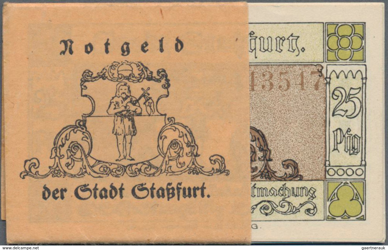 Deutschland - Notgeld: Serienscheine, Opulenter Bestand Von 132 Verkaufsverpackungen Als Taschen, Tü - Altri & Non Classificati