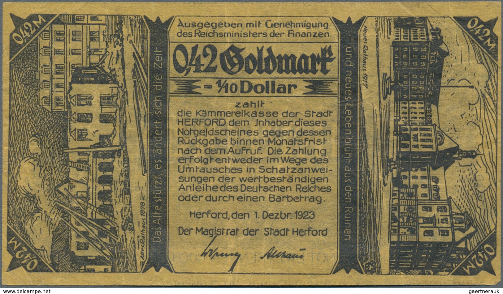 Deutschland - Notgeld: Karton Mit Vier Alben, Enthaltend Ca. 1460 Geldscheine. Neben Ungefähr 1200 D - Otros & Sin Clasificación