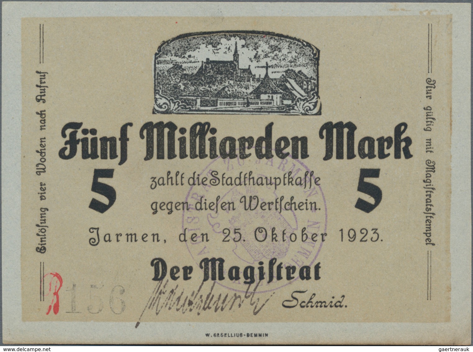 Deutschland - Notgeld: Hochinflation 1923, Zusammenstellung Von 127 Scheinen Quer Durch Deutschland; - Sonstige & Ohne Zuordnung