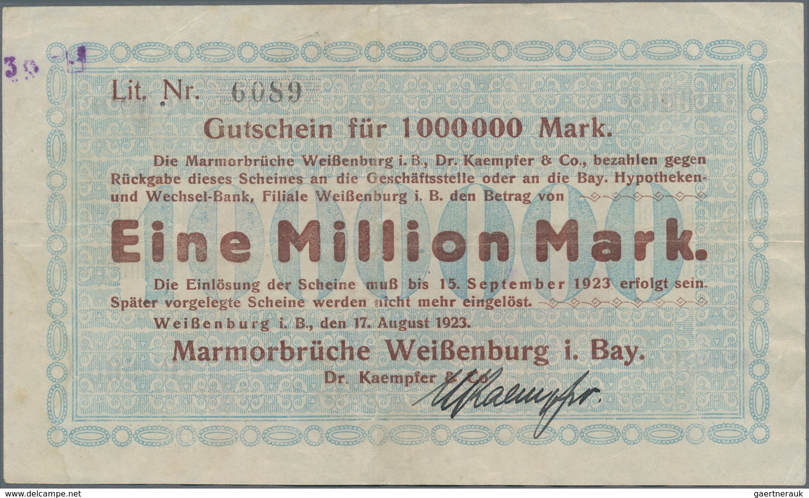 Deutschland - Notgeld: Hochinflation 1923, Zusammenstellung Von 127 Scheinen Quer Durch Deutschland; - Other & Unclassified