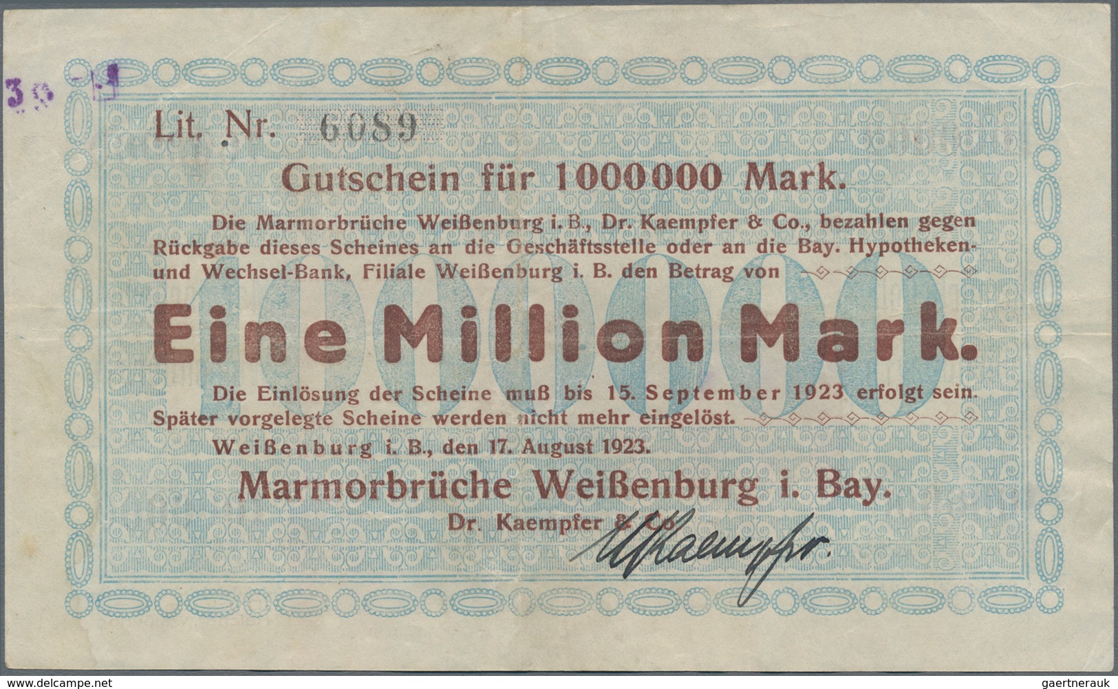 Deutschland - Notgeld: Hochinflation 1923, Zusammenstellung Von 127 Scheinen Quer Durch Deutschland; - Sonstige & Ohne Zuordnung